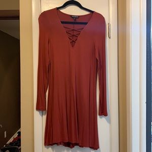 Express long sleeve dress